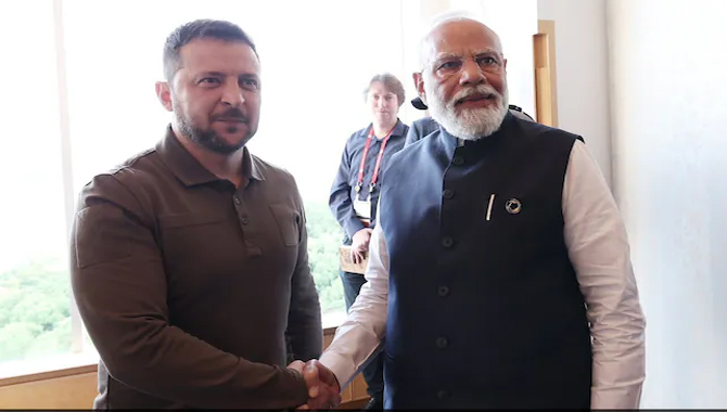 ప్రధాని మోదీ జెలెన్స్కీ భేటీ ప్రధాని మోదీ జెలెన్స్కీ భేటీ