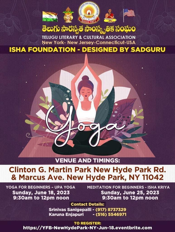 Free Yoga Workshop by TLCA – June 18th and 25th