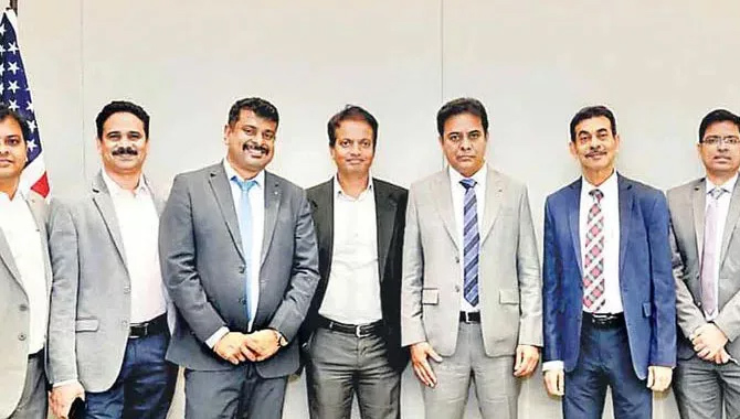 కేటీఆర్ విదేశీ పర్యటన ఫలప్రదం