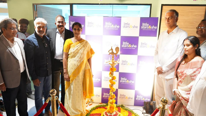 Harish Rao & S S Rajamouli Inaugurates ‘Little Stars & She’ Hospital in Hyderabad