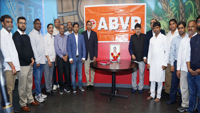 ABVP Kadiyam Raju Condolences meeting in New Jersey