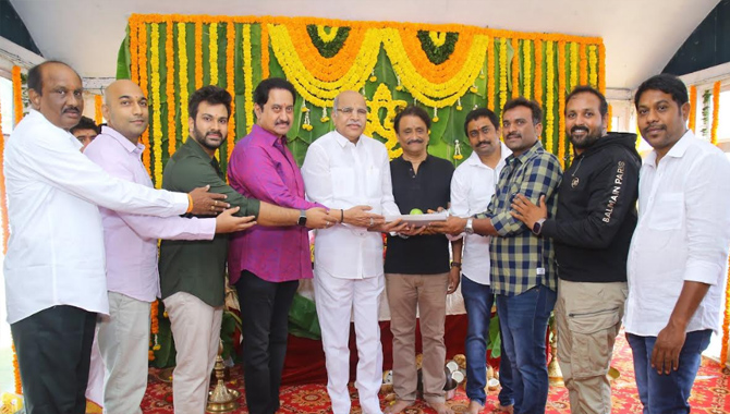 సినీ అతిరధుల సమక్షంలో ఘనంగా ప్రారంభమైన నాని మూవీ వర్క్స్ అండ్ రామా క్రియేషన్స్ ప్రొడక్షన్ నెంబర్ 1 చిత్రం 