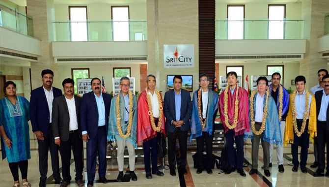 Senior delegation from JETRO visits Sri City