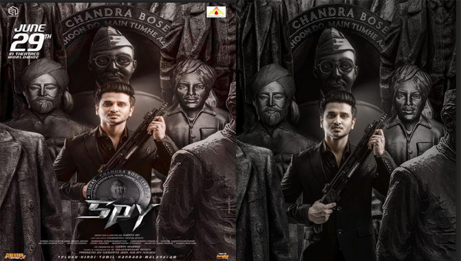 నిఖిల్, గ్యారీ బిహెచ్, ఈడీ ఎంటర్‌టైన్‌మెంట్స్ నేషనల్ థ్రిల్లర్ ‘స్పై’  జూన్ 29న విడుదల