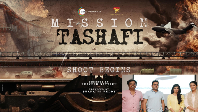 Shoot of High Intense Action Spy Thriller ‘Mission Tashafi’ in Telugu OTT history