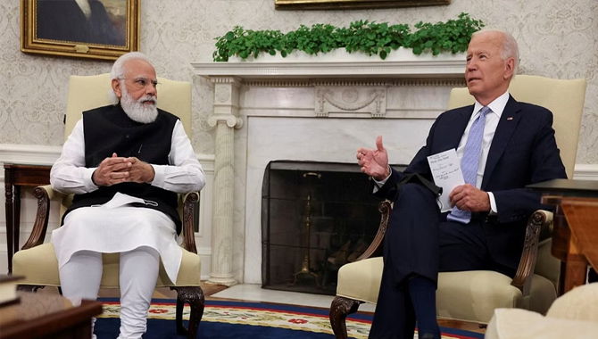 జో బైడెన్ తో ప్రధాని మోదీ భేటీ… పలు కీలక ఒప్పందాలు