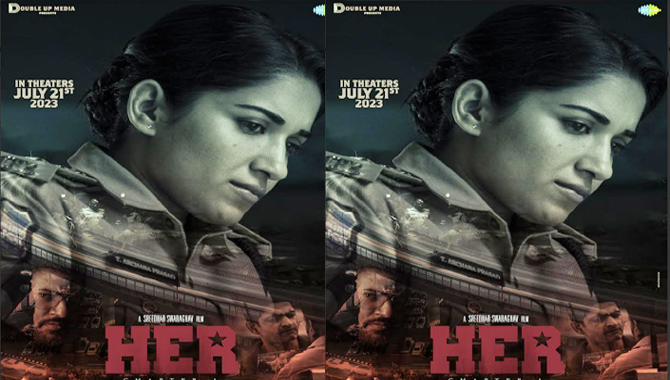 Suresh Babu Unveils the Release Date Poster Of Ruhani Sharma’s HER