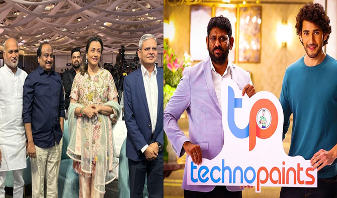 టెక్నోపెయింట్స్ బ్రాండ్ అంబాసిడర్ గా సూపర్ స్టార్ మహేశ్ బాబు