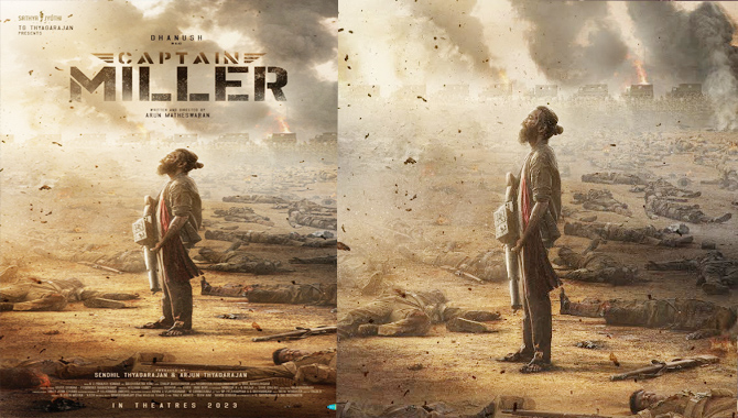 Dhanush ‘Captain Miller’ First Look Unleashed
