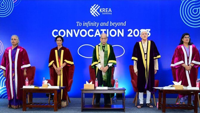 Krea University hosts Convocation 2023 in Sri City