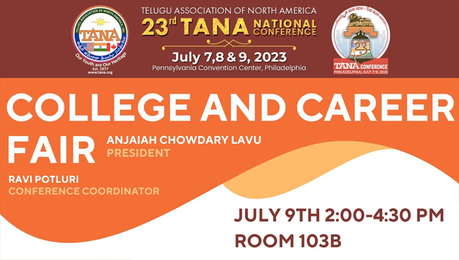 TANA Youth College and Career Fair on July 9
