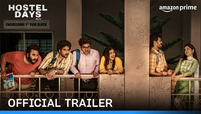 Prime Video unveils the trailer of the new Telugu series “Hostel Days”