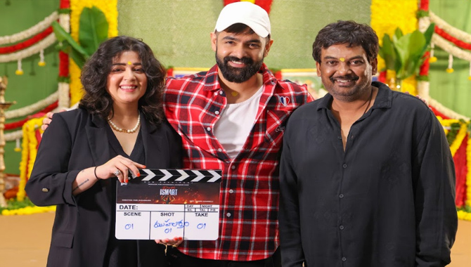 రామ్ పోతినేని, పూరీ జగన్నాథ్, పాన్ ఇండియా మూవీ డబుల్ ఇస్మార్ట్ గ్రాండ్ గా లాంచ్