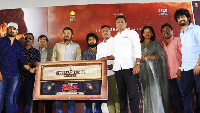 లెజండరీ డైరెక్టర్ శంకర్ చేతుల మీదుగా బ్లడ్ అండ్ చాక్లెట్ ఆడియో విడుదల