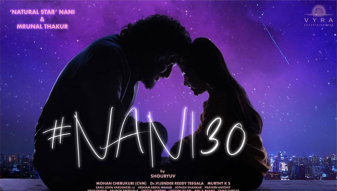 నాని, మృణాల్ ఠాకూర్ #Nani30 ఫస్ట్ లుక్, గ్లింప్స్ జూలై 13న విడుదల