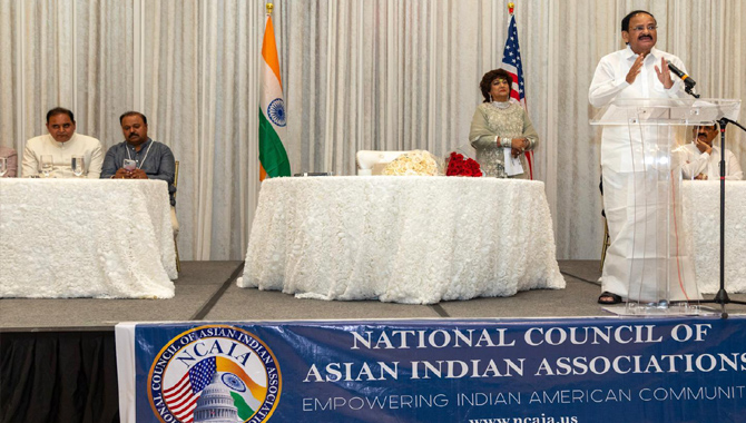 28 ప్రవాస సంఘాల ఐక్య వేదిక సమావేశంలో వెంకయ్య నాయుడు