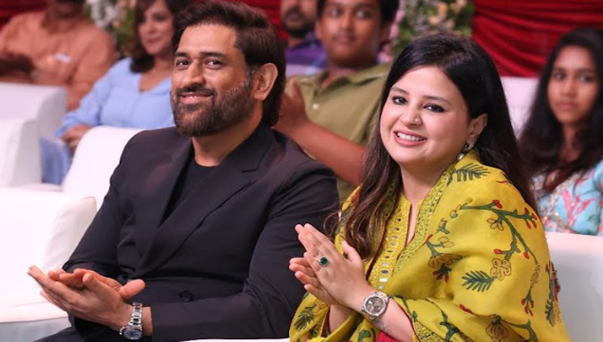 Cricketing legend Dhoni, Sakshi Dhoni launch audio, trailer of LGM (Tamil)