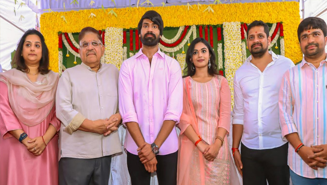 జీఏ 2 పిక్చర్స్‌ ప్రొడ‌క్ష‌న్ నెం.9 బ్యాన‌ర్‌పై నార్నే నితిన్ హీరోగా ప్రారంభ‌మైన సినిమా  