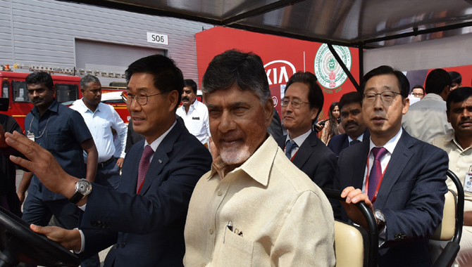 కియా యాజమాన్యానికి చంద్రబాబు అభినందనలు