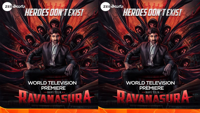 Zee Telugu presents Ravi Teja’s ‘Ravanasura’ World Television Premiere, this Sunday at 6 pm