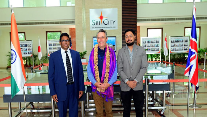 British Deputy High Commissioner visits Sri City