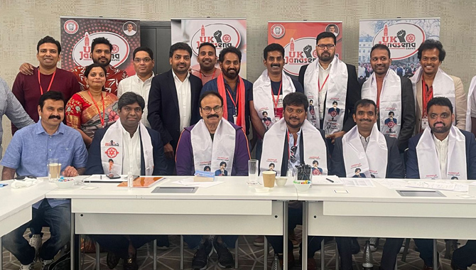 లండన్ లో నాగబాబుకు ఘన స్వాగతం