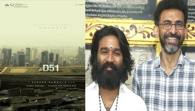 Dhanush, Sekhar Kammula #D51 Announced