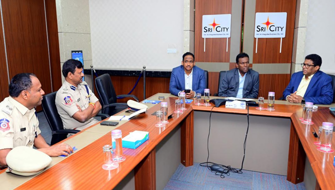 A.P. Vigilance & Enforcement Committee reviews fire safety in Sri City industries