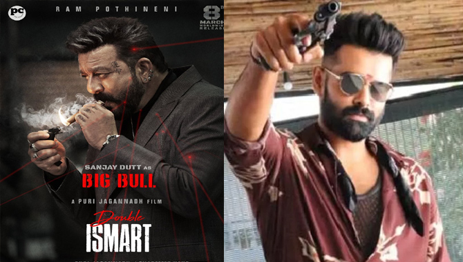 Sanjay Dutt’s First Look From Ustaad Ram Pothineni Double iSmart Unveiled