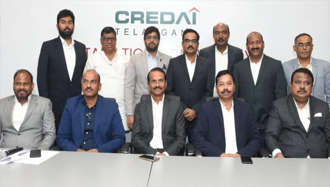 CREDAI Telangana announces new office bearers
