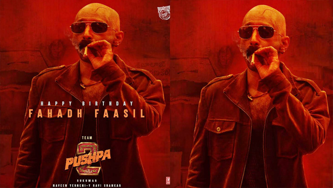 Fahadh Faasil’s birthday poster from ‘Pushpa 2’ is a winner!