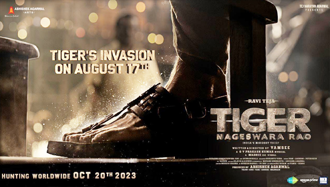 Ravi Teja Pan Indian Film Tiger Nageswara Rao Teaser (Tiger’s Invasion) on August 17th