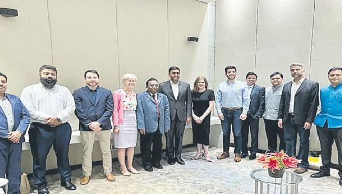 హైదరాబాద్ లో యూఎస్ కాంగ్రెస్ ప్రతినిధుల బృందం పర్యటన