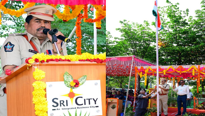 Sri City Celebrates 77th Independence Day