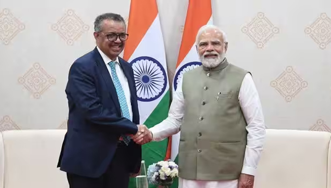 టెడ్రోస్ కు ఆహ్వానం పలికిన ప్రధాని మోదీ