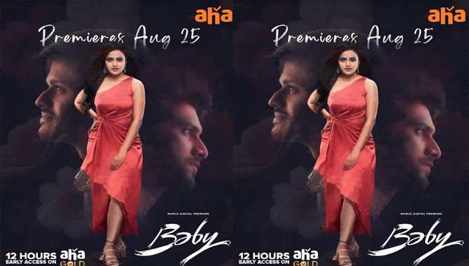Aha Announces Digital Premiere of Blockbuster Film “Baby” on 25th August