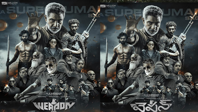 Sathyaraj, Vasanth Ravi Starrer ‘Weapon’ Garners Terrific Response For Its Action-Packed Intense Teaser