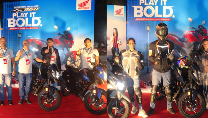 Honda Motorcycle & Scooter India unveils New Advanced Honda Dio 125 & Honda SP 160 in Hyderabad