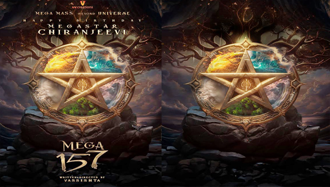 Chiranjeevi, Vassishta, UV Creations – Mega Mass Beyond Universe – Mega157 Announced