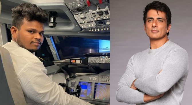 సోనూ సూద్ ప్రోత్సాహంతో పైలట్ అయ్యాడు. పేదరికాన్ని ఎదిరించి విజేతగా నిలిచాడు