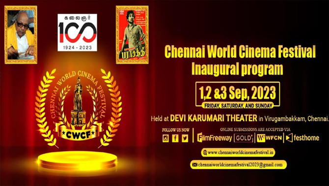 Chennai World Cinema Festival – 1st to 3rd September 2023