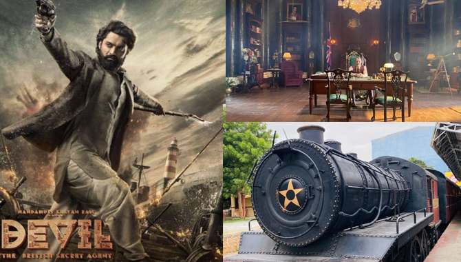 నందమూరి కళ్యాణ్ రామ్, అభిషేక్ నామా మూవీ ‘డెవిల్’ కోసం 80 భారీ సెట్స్ 