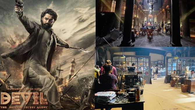 80 huge sets built for Nandamuri Kalyan Ram, Abhishek Nama’s movie ‘Devil’