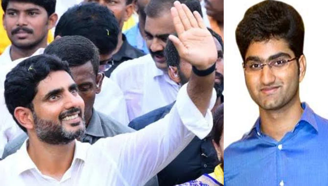 లోకేశ్‌ను కలిసిన వైసీపీ ఎంపీ కుమారుడు..!