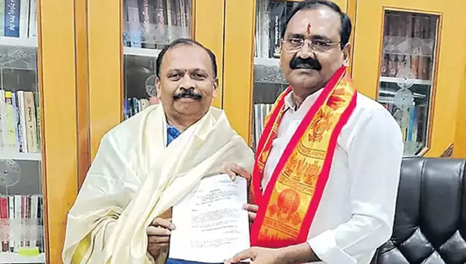 టీటీడీ తెలంగాణ ఎల్ ఏసీ చైర్మన్ గా రవిప్రసాద్