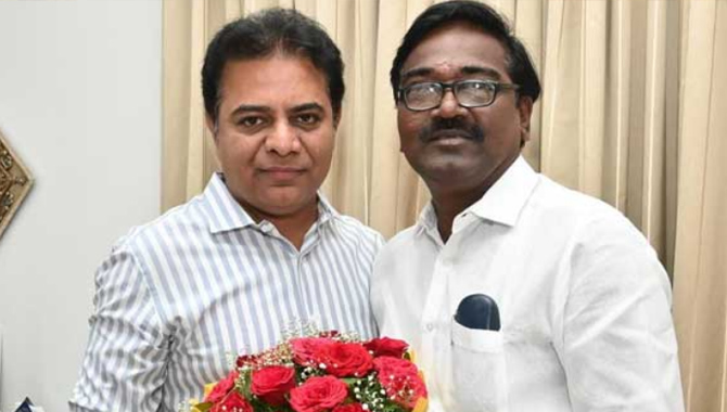 మంత్రి కేటీఆర్ కు కృతజ్ఞతలు తెలిపిన పువ్వాడ