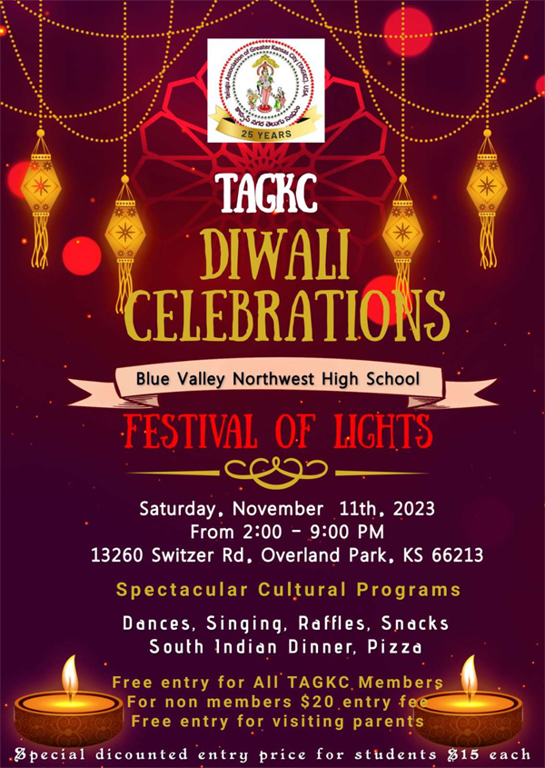 TAGKC Deepavali Grand Celebrations! Nov 11th, 2023