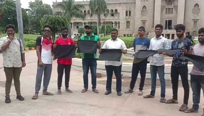 చంద్రబాబు అరెస్టుకు నిరసనగా.. ఉస్మానియా యూనివర్సిటీలో