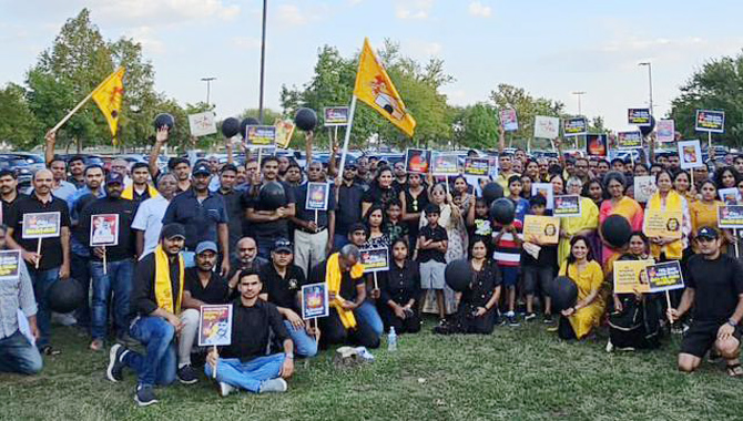 Houston NRI Protest against Chandrababu Arrest