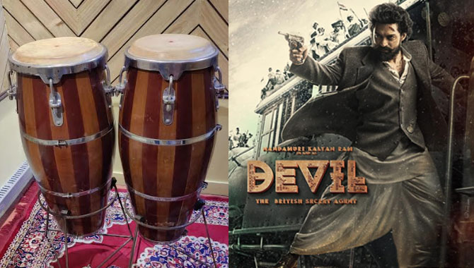 నందమూరి కళ్యాణ్ రామ్ స్పై థ్రిల్లర్ ‘డెవిల్’.. ‘మాయ చేశావే’ పాట కోసం విదేశీ వాయిద్యాలు